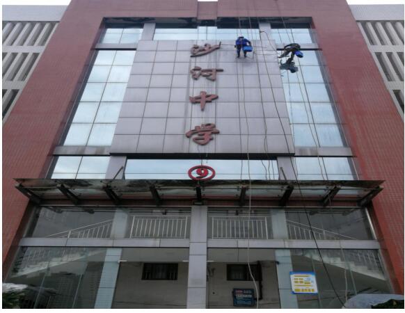万州外墙清洗现场案例